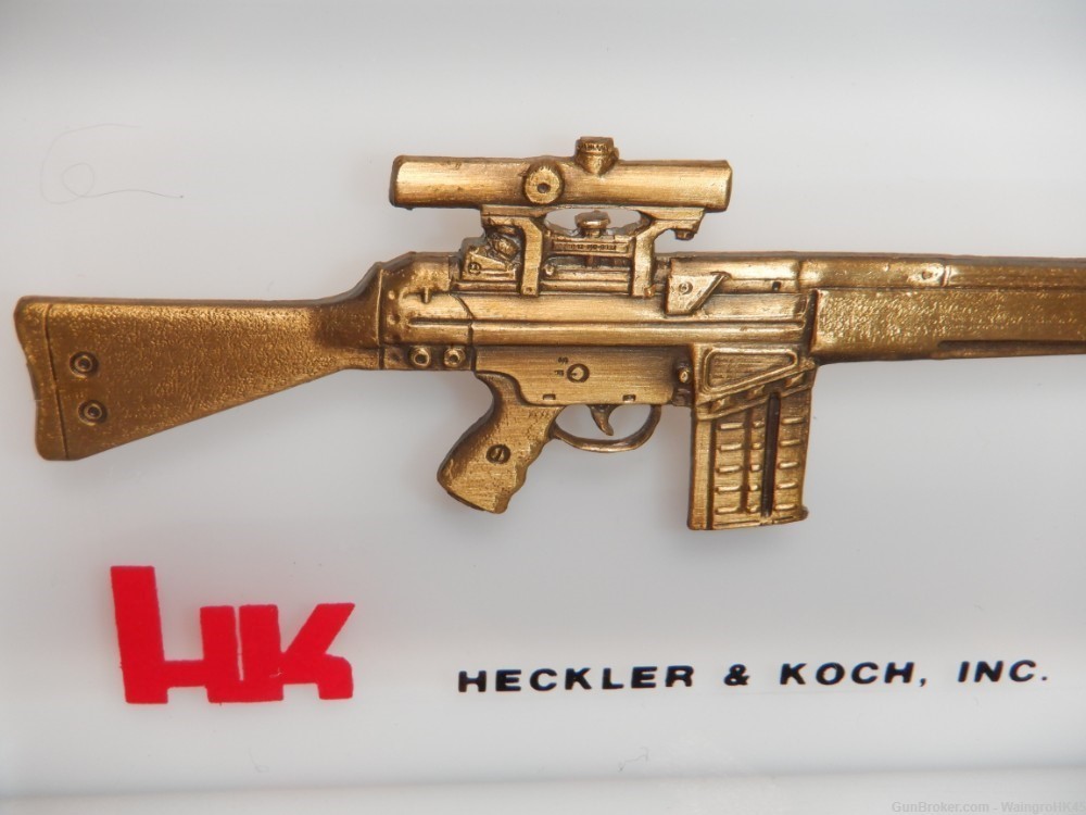 DECORATIVE  HECKLER & KOCH, INC. HK-91-A2 ACRYLIC BLOCK DISPLAY-img-8