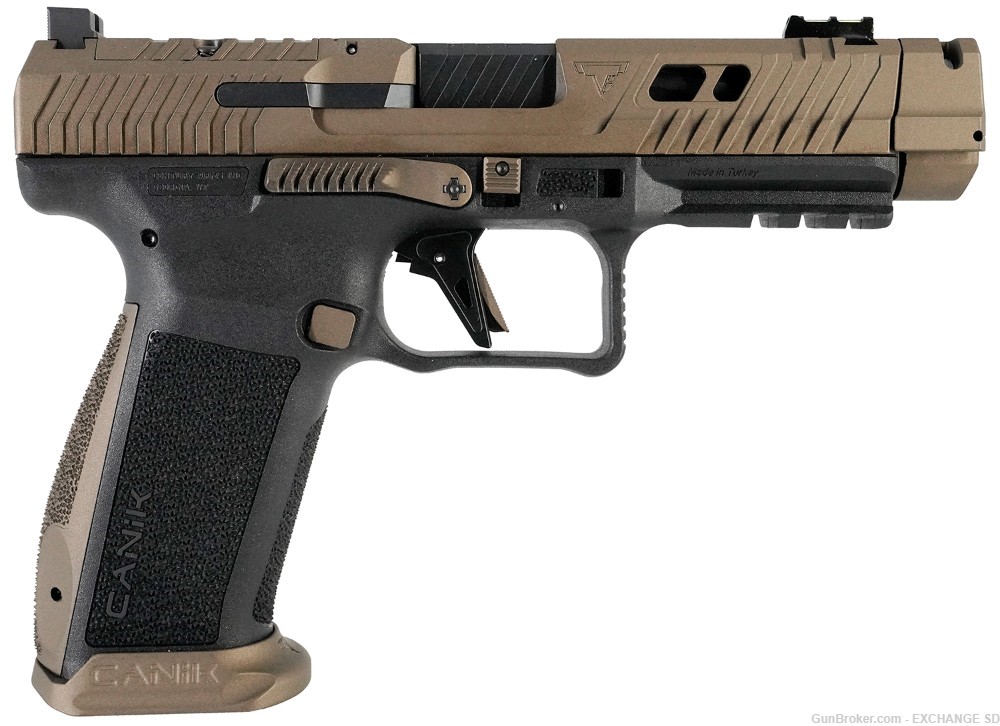 Canik HG7854N TTI Combat Full Size Frame 9mm Luger 18+1 4.60" Bronze-img-0