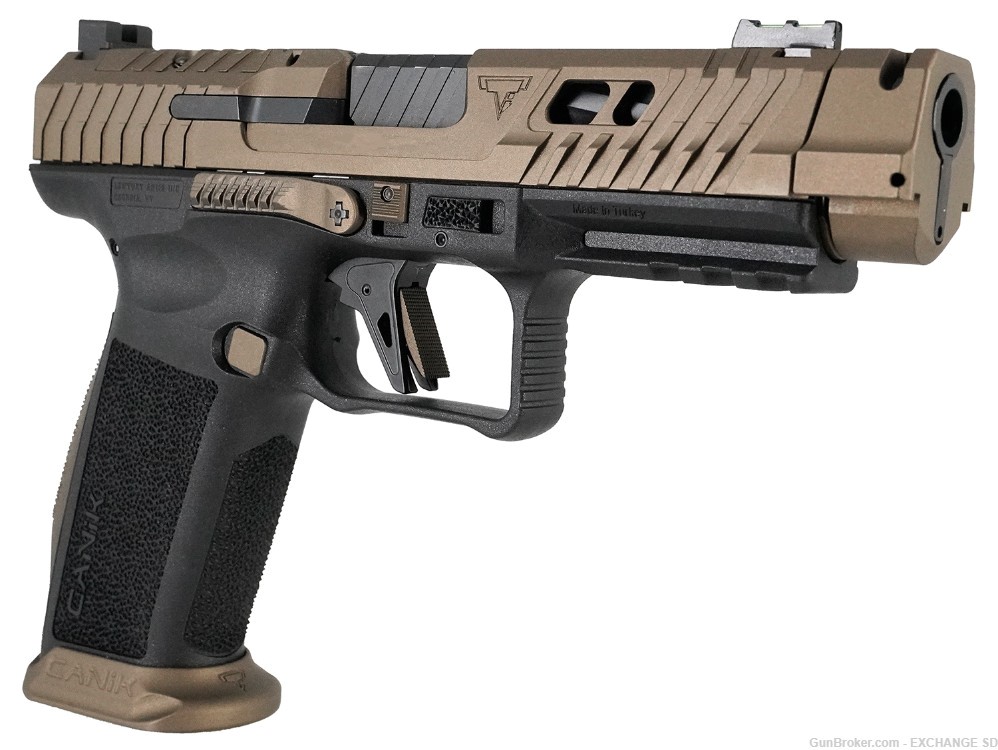 Canik HG7854N TTI Combat Full Size Frame 9mm Luger 18+1 4.60" Bronze-img-2