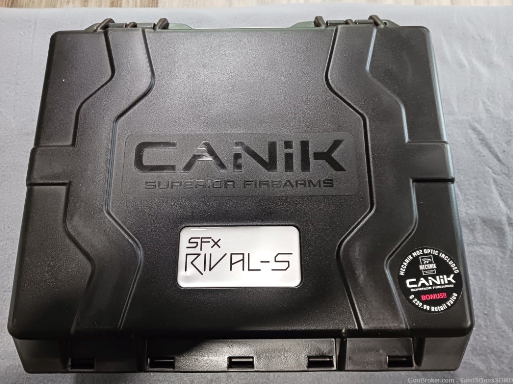CANIK RIVAL-S 9MM BLACK 5" MECANIK MO2 RED DOT SEMI AUTO PISTOL NEW-img-1