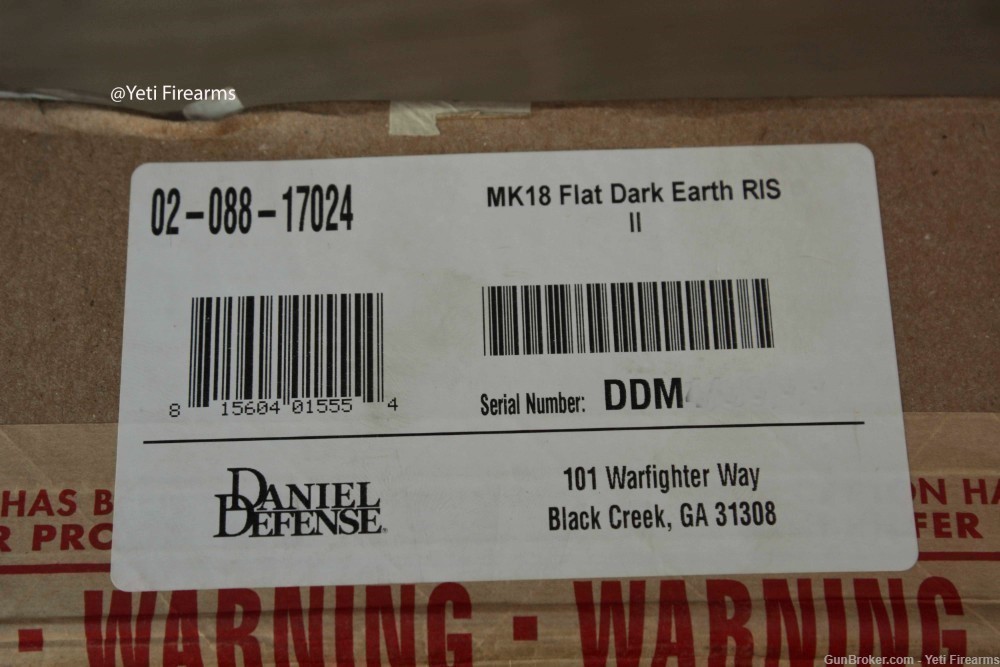 Daniel Defense MK18 SBR 5.56mm FDE No CC Fee NFA DD 10.3-img-7