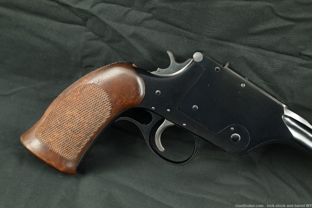 Walter F Roper H&R U.S.R.A Model 195 10” Single Shot Tip-Up Pistol C&R-img-2