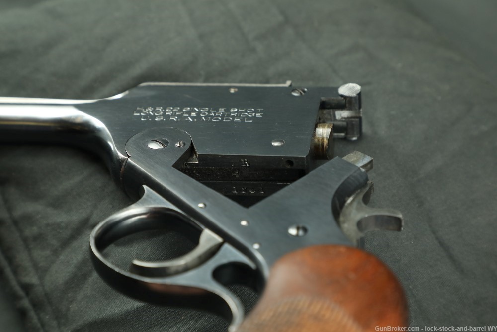 Walter F Roper H&R U.S.R.A Model 195 10” Single Shot Tip-Up Pistol C&R-img-19