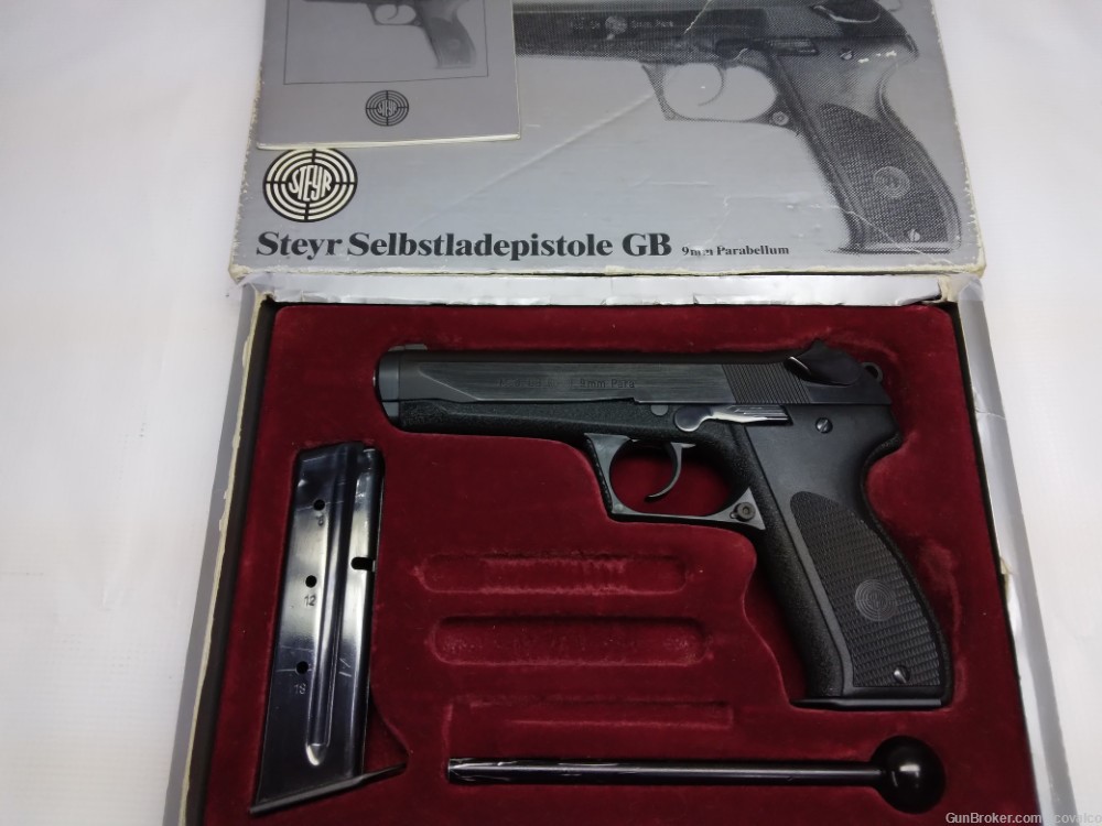 Steyr Mod. GB Semi Auto Collectable 9mm Pistol  -img-0