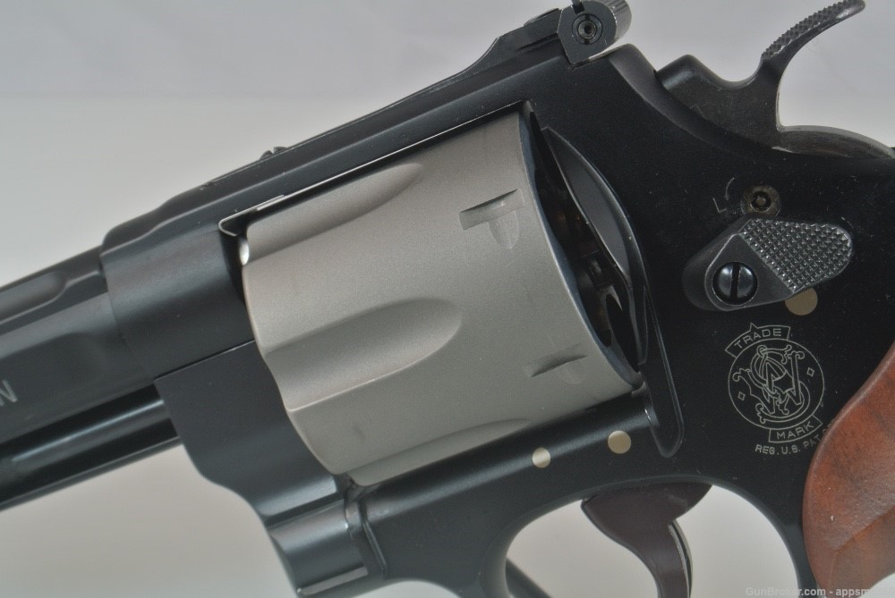 Smith & Wesson Model 329PD 44 Magnum Revolver, HI-VIZ Sight & Hogue Grip-img-4
