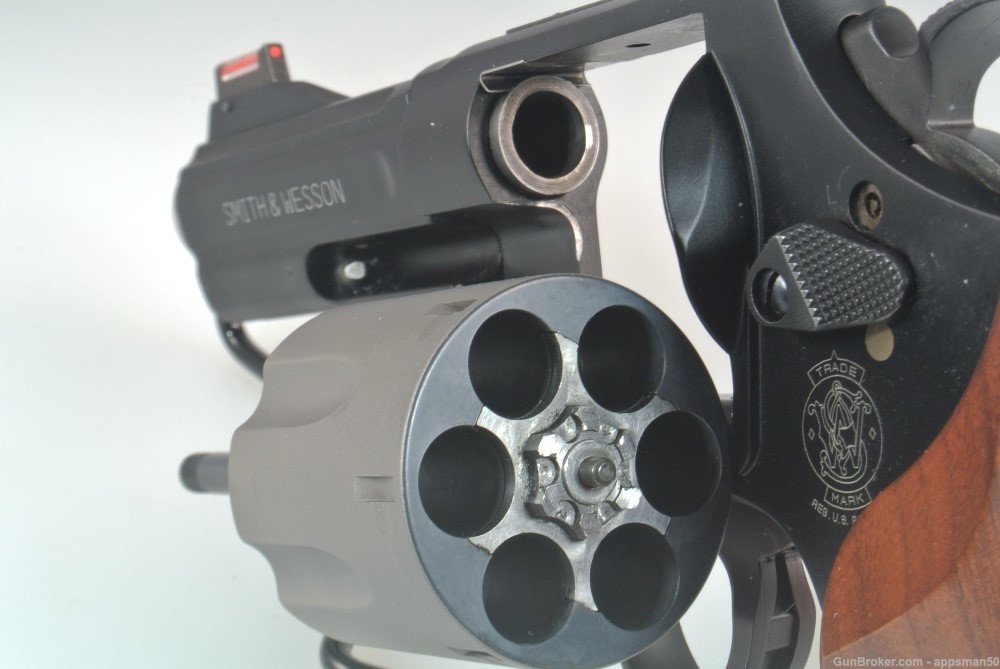 Smith & Wesson Model 329PD 44 Magnum Revolver, HI-VIZ Sight & Hogue Grip-img-5