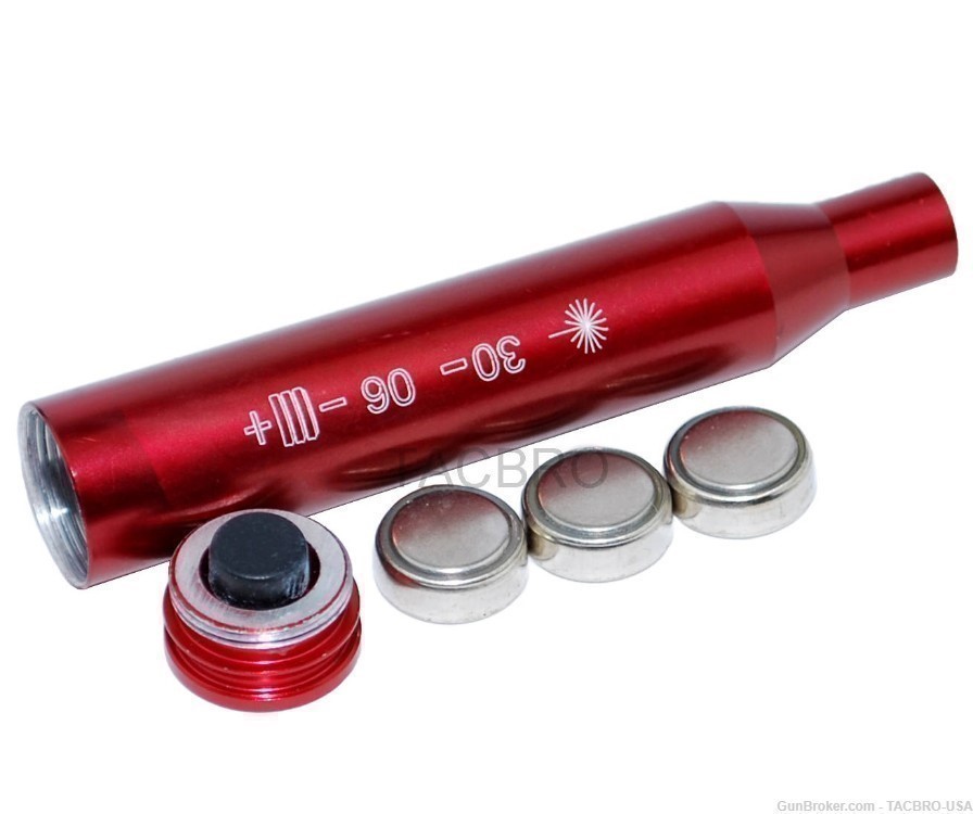 TACBRO Aluminum Red Dot Laser Boresighter for 30-06 .25-06 /270-img-1