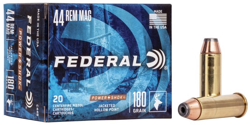 Federal Power-Shok Handgun 44 Rem Magnum 180 Grain C44B-img-0