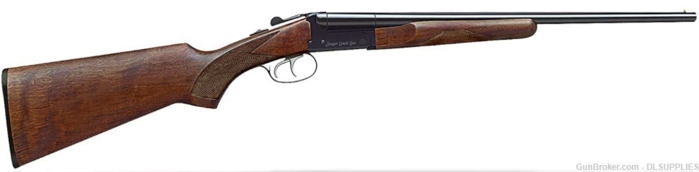 STOEGER COACH GUN SXS DOUBLE TRIGGER BLUED FINISH WALNUT STOCK 20" BBL 20GA-img-0
