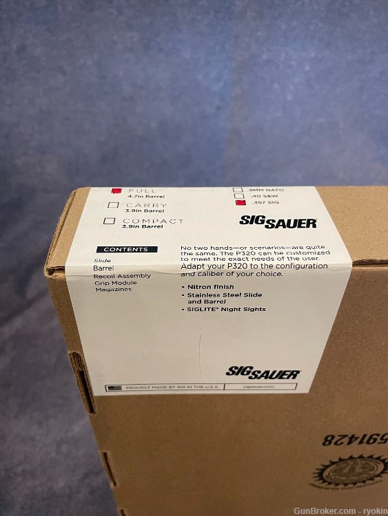 NEW Sig Sauer P320 .357 Sig Caliber X-Change Kit-img-3