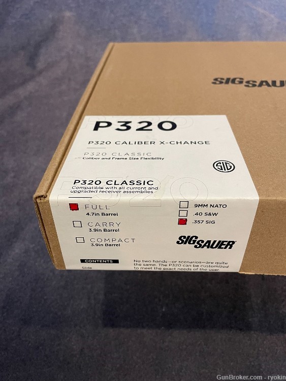 NEW Sig Sauer P320 .357 Sig Caliber X-Change Kit-img-2