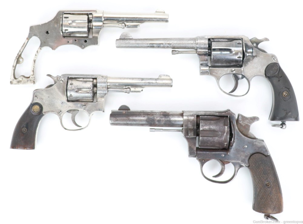 1 Lot of 4 Various Revolvers - Gunsmith Special!  C&R OK!-img-0