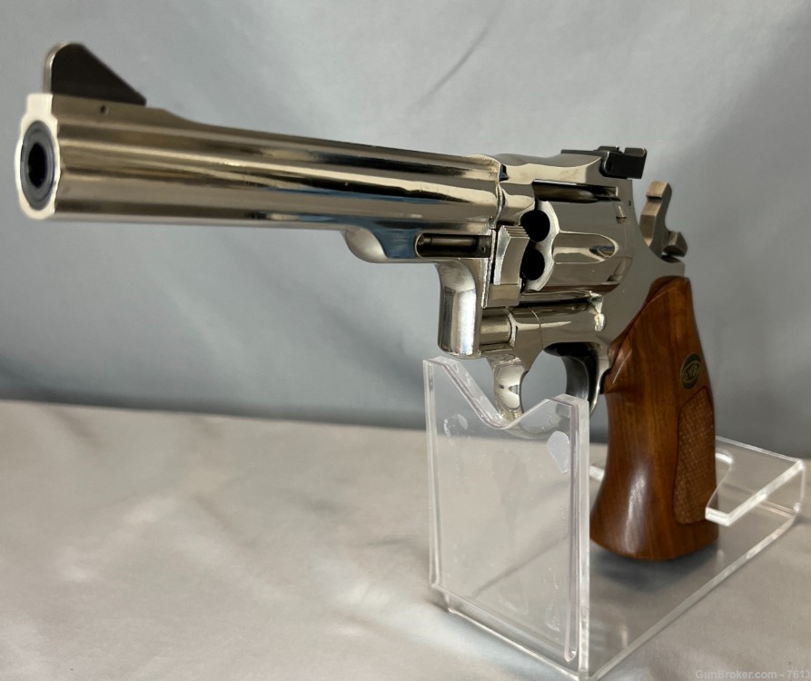 Dan Wesson 9-2 Target Revolver .38 Special 6” RARE NICKEL FINISH     -img-2