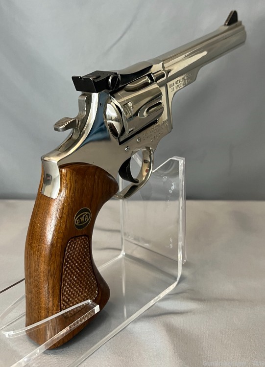 Dan Wesson 9-2 Target Revolver .38 Special 6” RARE NICKEL FINISH     -img-7