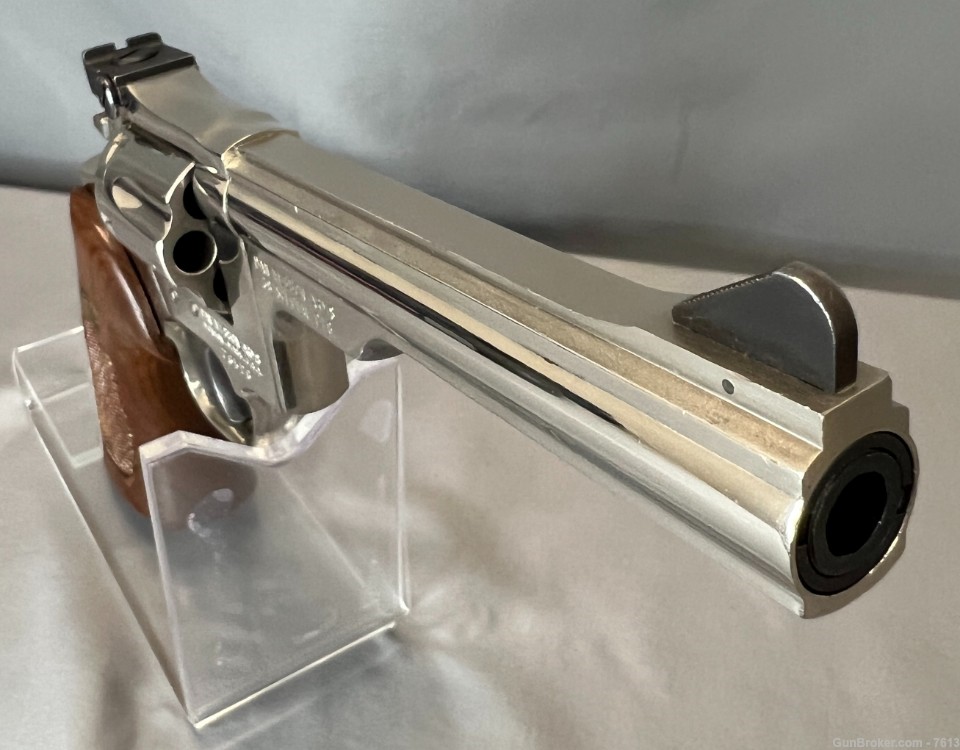Dan Wesson 9-2 Target Revolver .38 Special 6” RARE NICKEL FINISH     -img-8