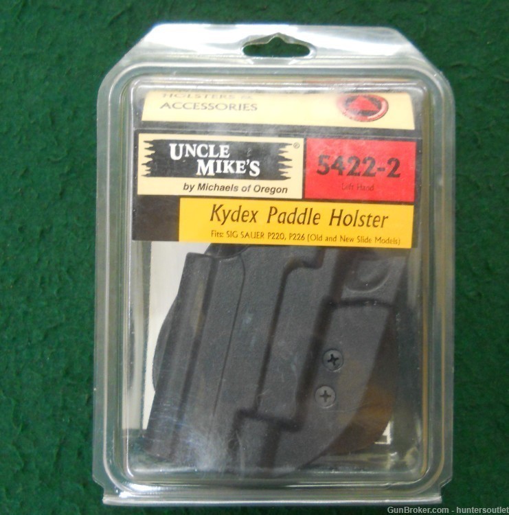 Uncle Mikes Left Hand Kydex Paddle Holster for Sig P220 P226 NEW-img-2