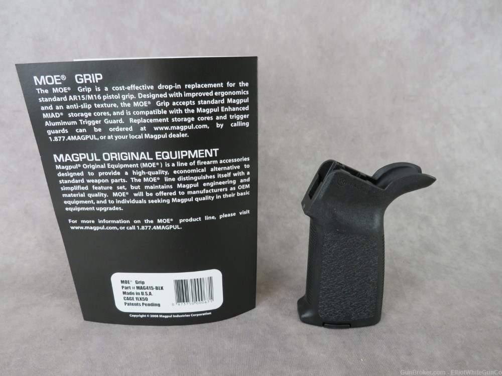 Lot of 3 Magpul MOE Grips OG Packaging! Like New Condition! Penny Bid! NR!-img-2
