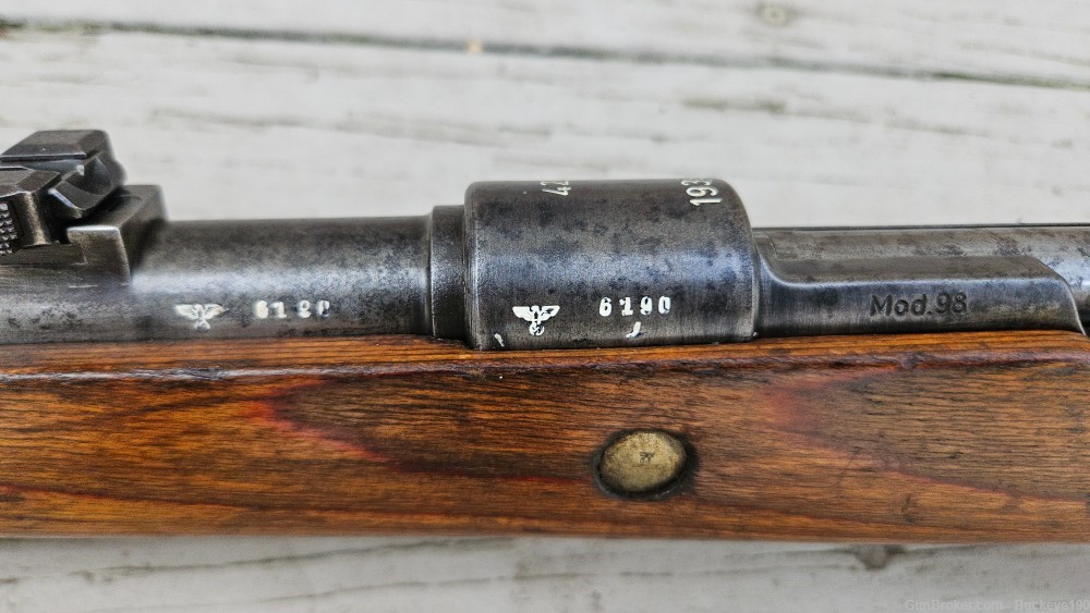 WWII German Army K98 Mauser k98k 98k WW2 1939 42 Code Matching Bolt-img-4