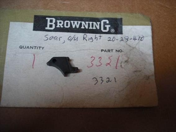 Gun Parts Browning O/U 20 28 410 R Sear Part No Re-img-0