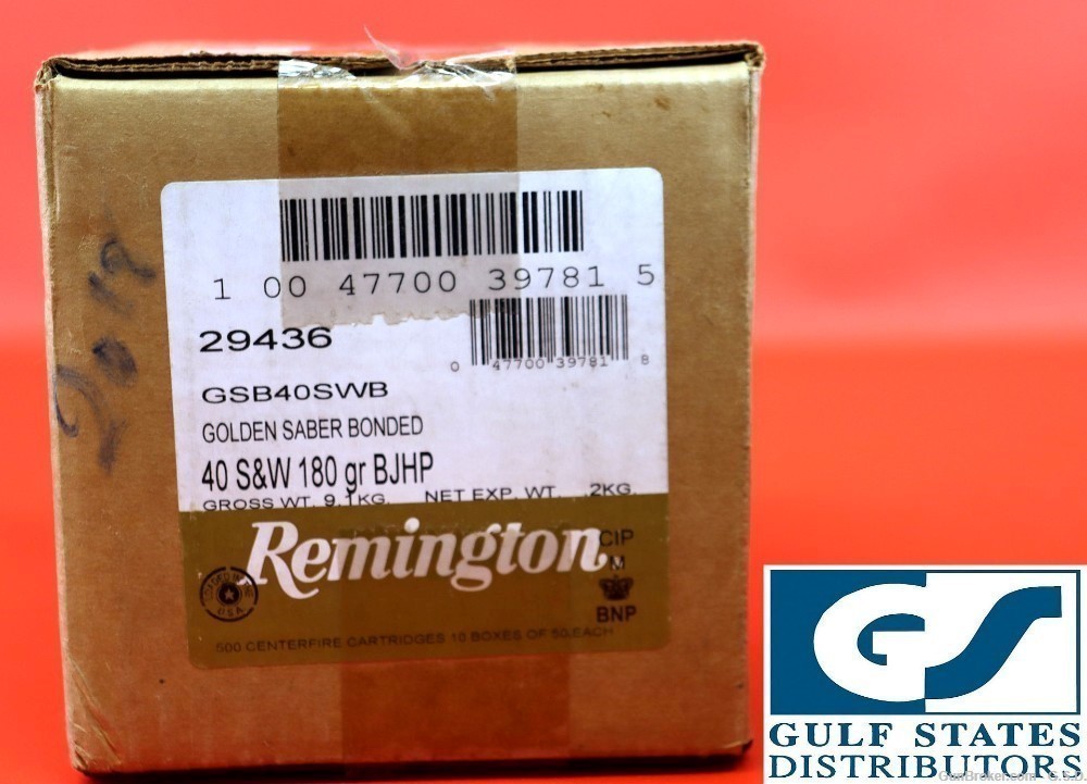 Trade-Ammo Remington 29436 .40S&W- 500-Rounds - UNOPENED-img-0