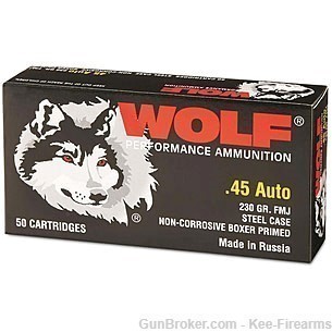 Wolf .45 ACP Case 500 Rounds-img-0