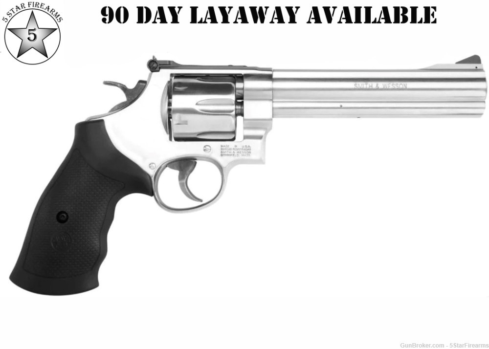 Factory New Smith & Wesson 610-3 10mm 6.5" 90 Day Layaway Available-img-0