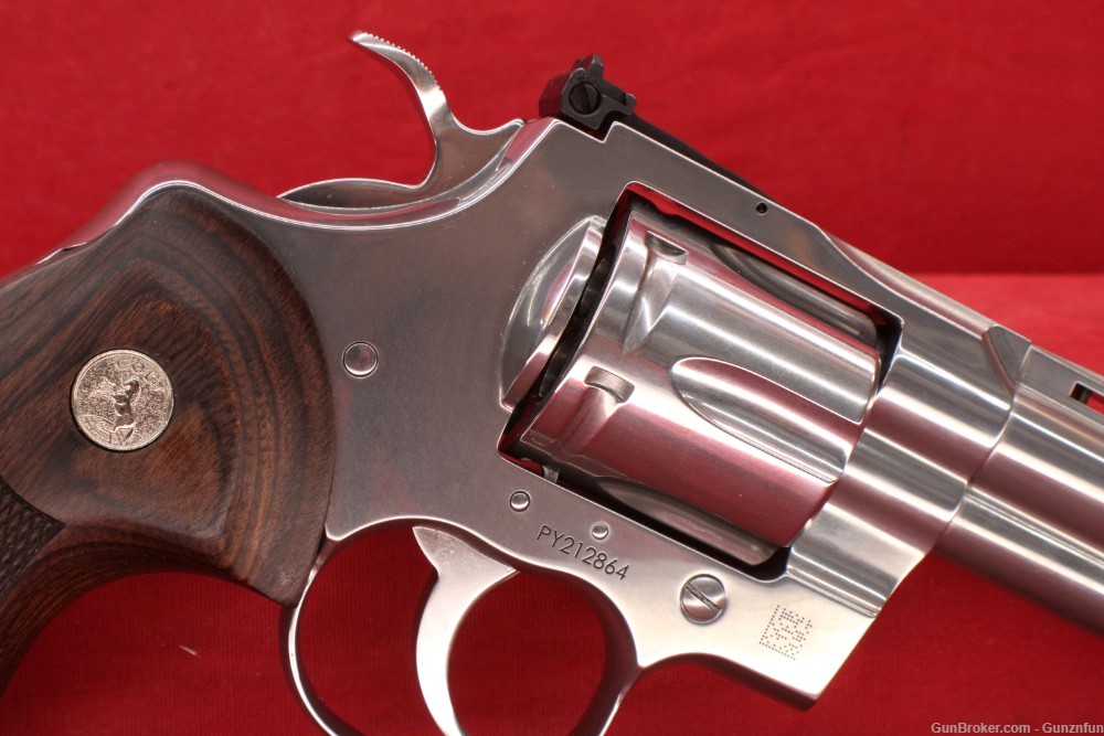 (35098)USED Colt Python 357 MAG 4.25" barrel W/ Box-img-2