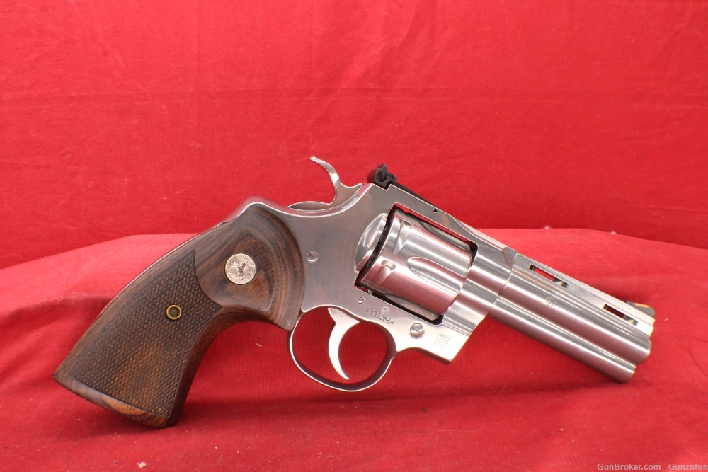 (35098)USED Colt Python 357 MAG 4.25" barrel W/ Box-img-0