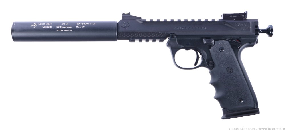 Volquartsen Black Mamba .22 LR Semi-Auto Pistol 4.5" w/B&T 22 Suppressor-img-1
