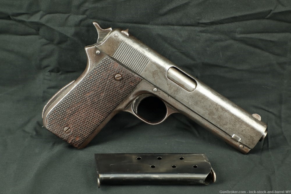 "Mexican" Colt 1903 Hammer Pocket 4.5” in .38 ACP Semi Auto Pistol.-img-2