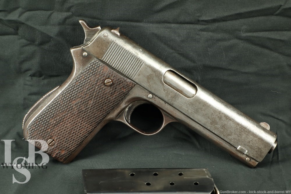 "Mexican" Colt 1903 Hammer Pocket 4.5” in .38 ACP Semi Auto Pistol.-img-0