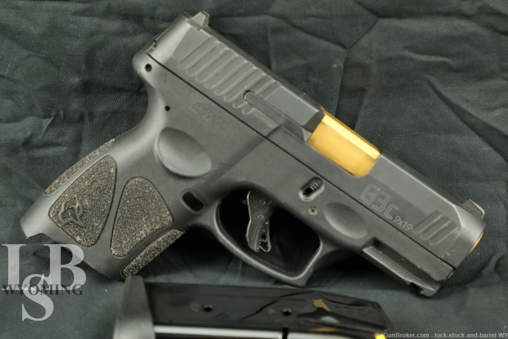 Taurus G3C 9mm 3.2” PVD Gold Barrel Semi-Auto Striker Fired Pistol-img-0