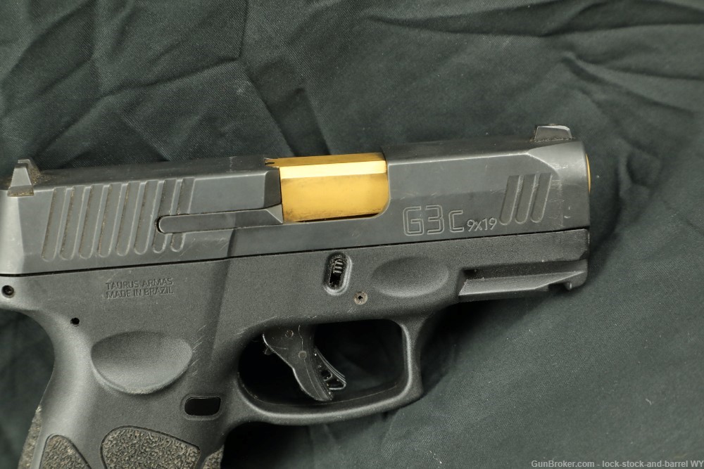 Taurus G3C 9mm 3.2” PVD Gold Barrel Semi-Auto Striker Fired Pistol-img-5