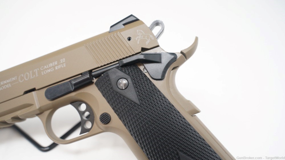 WALTHER COLT 1911 .22LR 5" 12 ROUNDS FDE (WAG5170310)-img-7