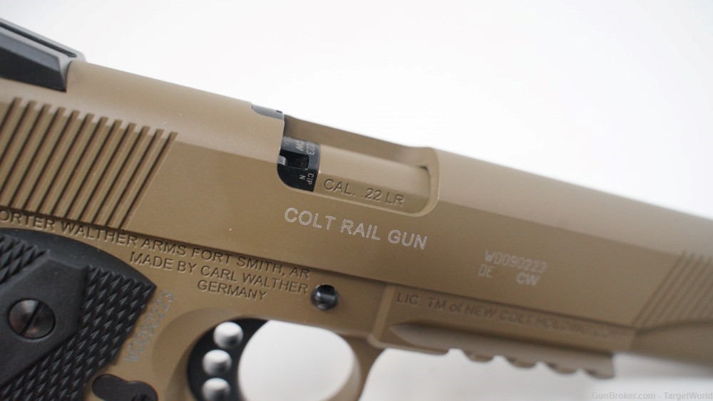 WALTHER COLT 1911 .22LR 5" 12 ROUNDS FDE (WAG5170310)-img-14