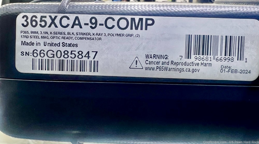 P365X-MACRO COMP 9MM 3.1" 17+1 365XCA-9-COMP  COMPENSATOR -img-1