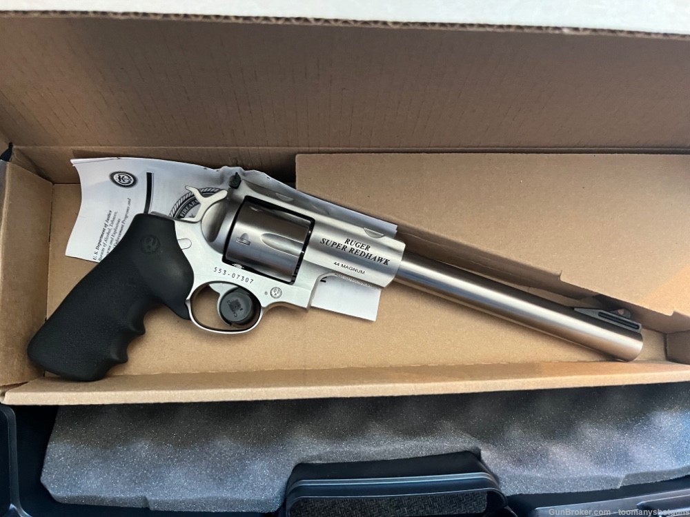 Ruger Super Redhawk with Ultradot and hogue grips; low round count-img-6