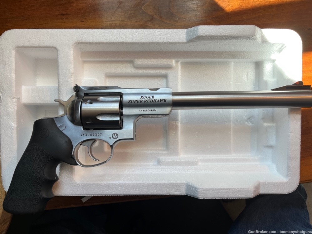 Ruger Super Redhawk with Ultradot and hogue grips; low round count-img-8