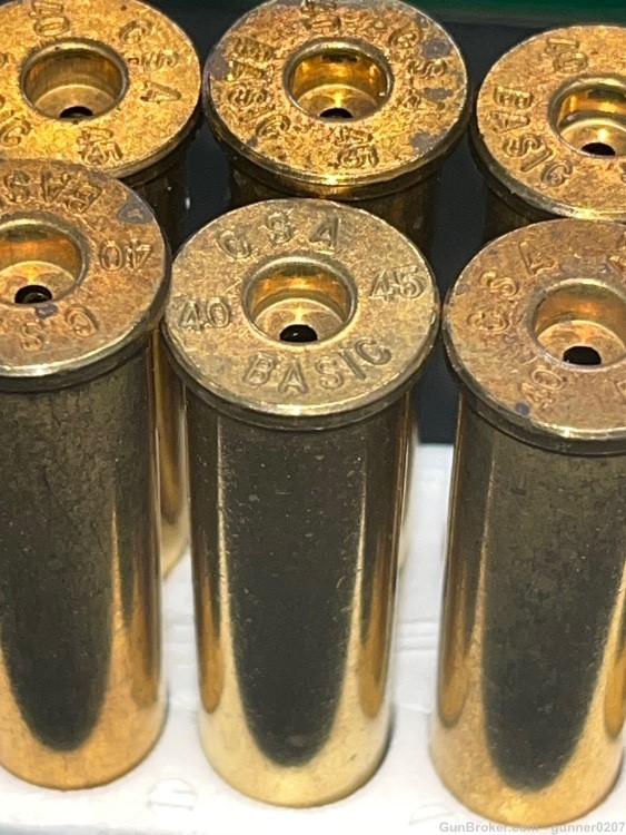 C Sharps Arms Co Inc NOS 3.25” 45 basic brass 40 piece/rounds Virgin Brass-img-3