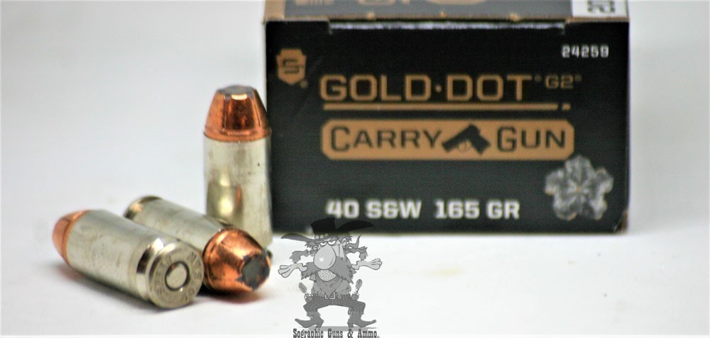 40 S&W SPEER GOLD DOT CARRY GUN Personal Protection 40s&w 165 Gr JHP 20rds-img-2