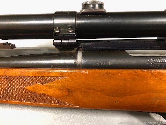 Remington Model 600 w/Weaver K3 60B 3x Scope 350 Rem Mag 18" Barrel-Used-img-10