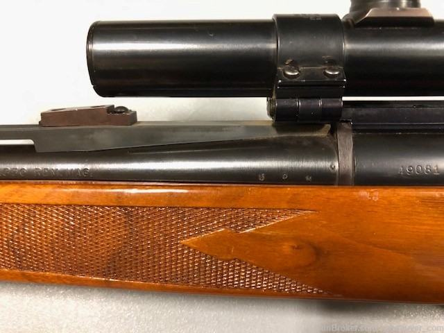 Remington Model 600 w/Weaver K3 60B 3x Scope 350 Rem Mag 18" Barrel-Used-img-11