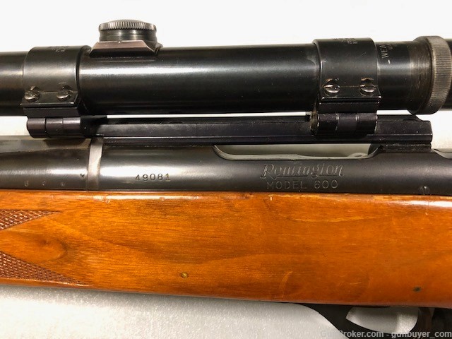 Remington Model 600 w/Weaver K3 60B 3x Scope 350 Rem Mag 18" Barrel-Used-img-9