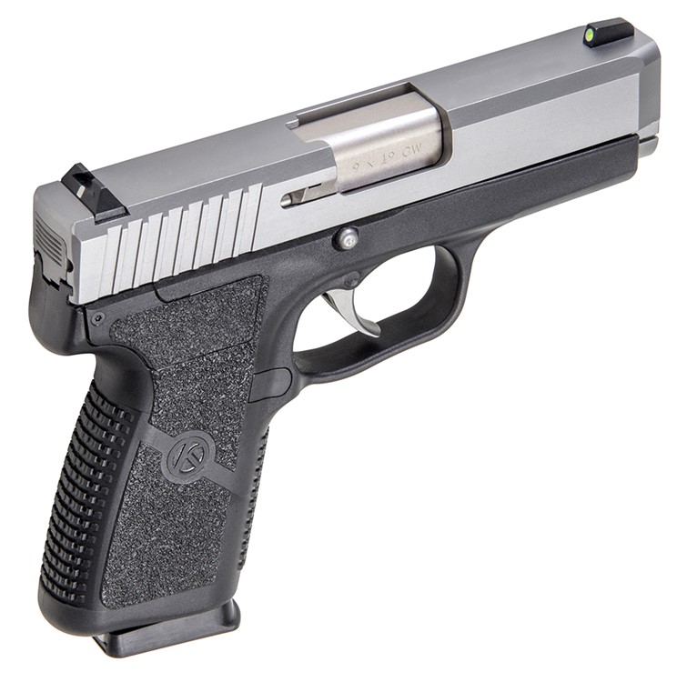 Kahr Arms CA Compliant 9mm, 3.50 Barrel, 7+1, Stainless Steel Slide, Front -img-0