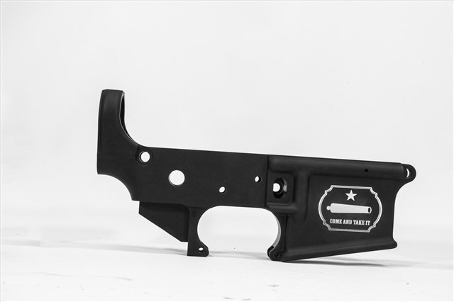 TSS Engraved AR-15 Stripped lower Come and Take It-img-1