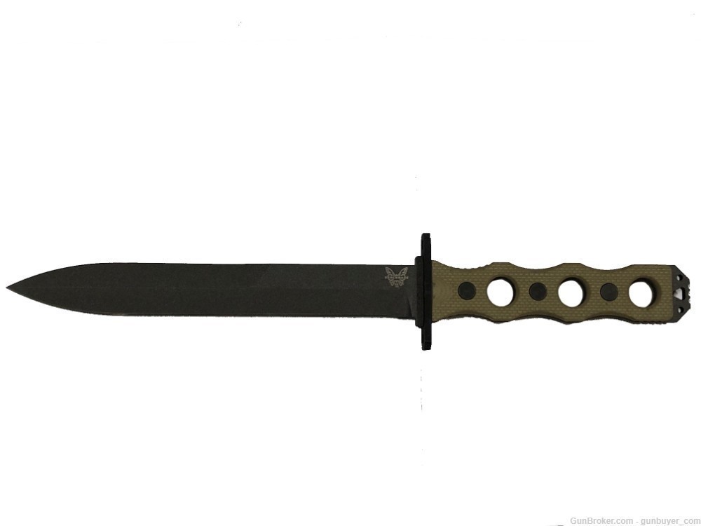 Benchmade SOCP Fixed Blade Prototype Tactical Knife 185BK-1-img-1