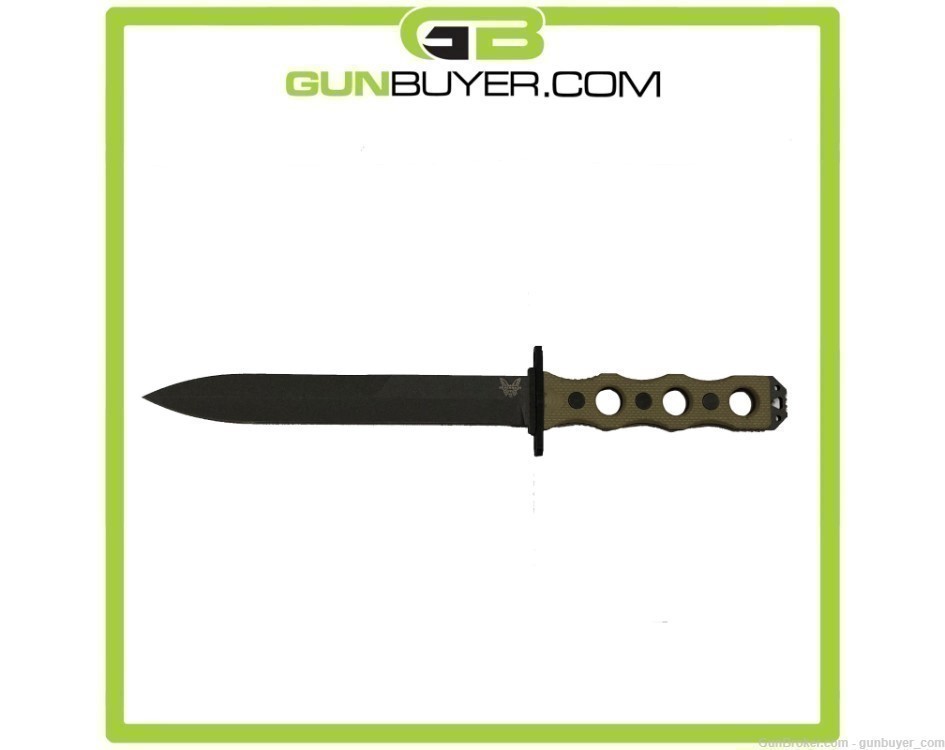 Benchmade SOCP Fixed Blade Prototype Tactical Knife 185BK-1-img-0