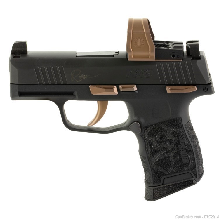 Sig P365 ROSE 380ACP RXZE Red Dot MS 2x10rd Mags, Vault, Free 2-day NoCCfee-img-7