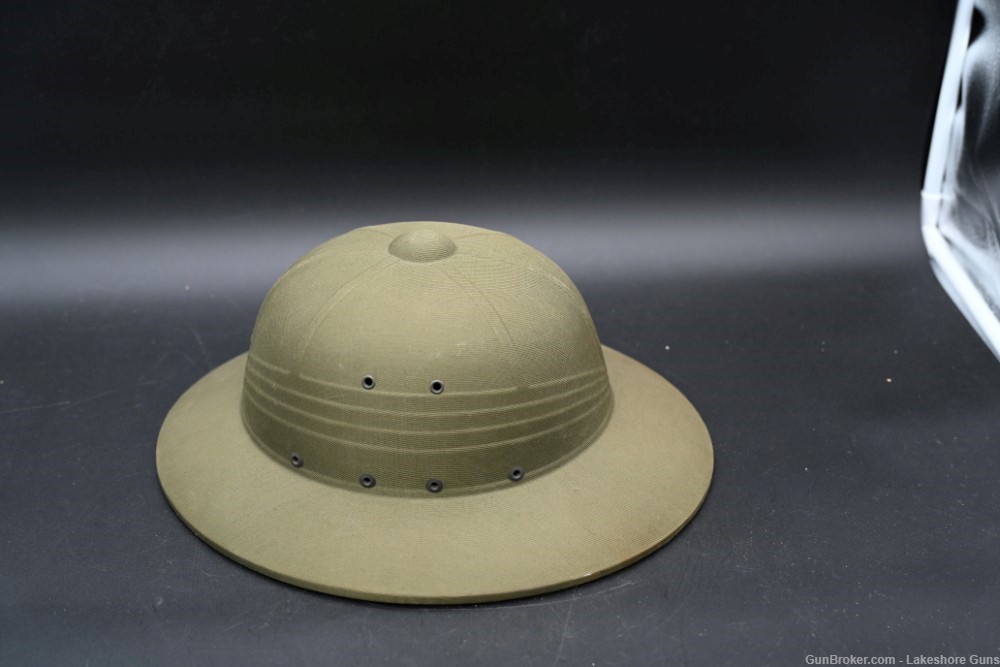 Hawley 1945 Military Pressed Fiber Pith Helmet EXCELLENT-img-1