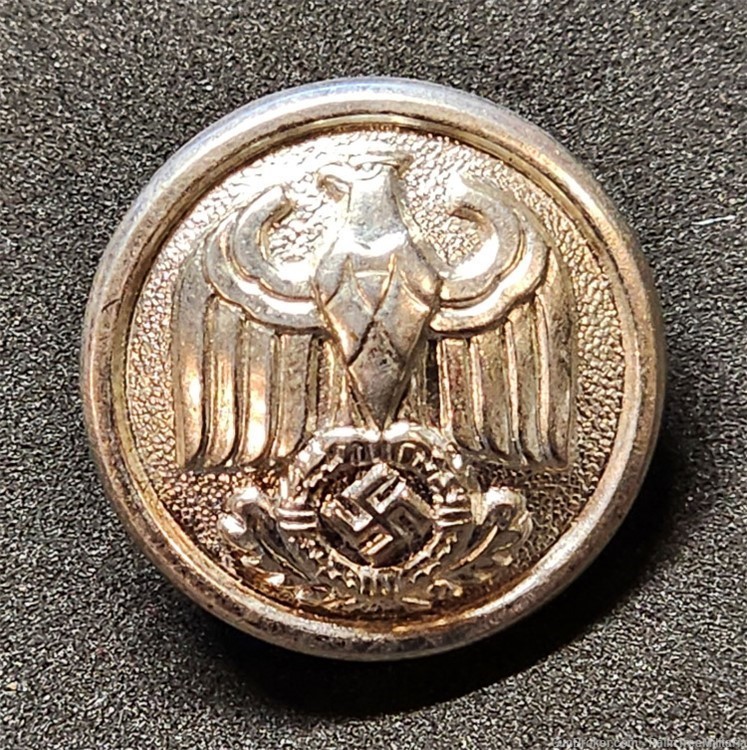 WW2 WWII German NSDAP Third Reich Political eagle visor cap hat badge-img-0